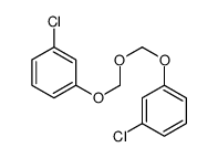 1-chloro-3-[(3-chlorophenoxy)methoxymethoxy]benzene结构式