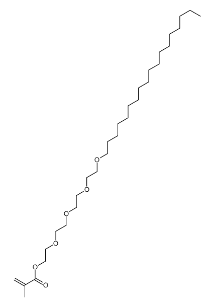 2-[2-[2-(2-octadecoxyethoxy)ethoxy]ethoxy]ethyl 2-methylprop-2-enoate Structure