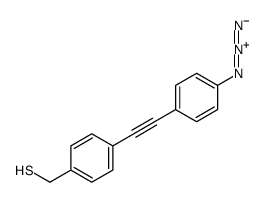 [4-[2-(4-azidophenyl)ethynyl]phenyl]methanethiol Structure