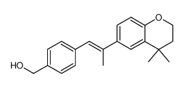 (E)-p-<2-(4,4-dimethyl-6-chromanyl)-1-propenyl>benzyl alcohol结构式
