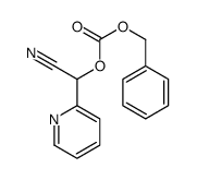 benzyl [cyano(pyridin-2-yl)methyl] carbonate Structure