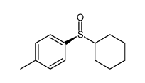 1-((S)-Cyclohexanesulfinyl)-4-methyl-benzene结构式