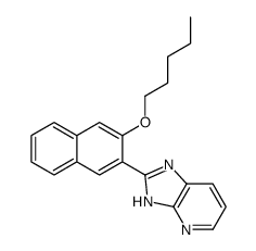 2-(3-pentoxynaphthalen-2-yl)-1H-imidazo[4,5-b]pyridine Structure