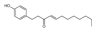 1-(4-hydroxyphenyl)dodec-4-en-3-one Structure