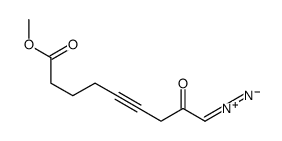 1-diazonio-9-methoxy-9-oxonon-1-en-4-yn-2-olate结构式