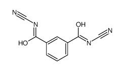 1-N,3-N-dicyanobenzene-1,3-dicarboxamide Structure
