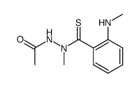 methylamino-2 N2-acetyl N1-methyl thiobenzohydrazide Structure