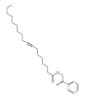 phenacyl octadec-8-ynoate结构式