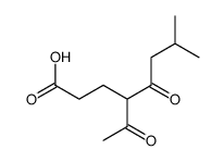 4-acetyl-7-methyl-5-oxooctanoic acid Structure