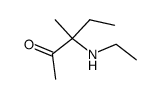 2-Pentanone, 3-(ethylamino)-3-methyl- (7CI)结构式