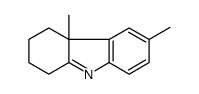4a,6-dimethyl-1,2,3,4-tetrahydrocarbazole结构式