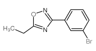3-(3-Bromophenyl)-5-ethyl-1,2,4-oxadiazole Structure