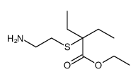 ETHYL 2-((2-AMINOETHYL)THIO)-2-ETHYLBUTANOATE structure