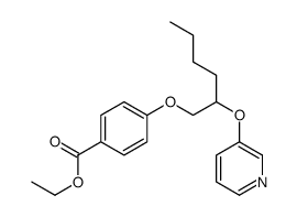 ethyl 4-(2-pyridin-3-yloxyhexoxy)benzoate结构式