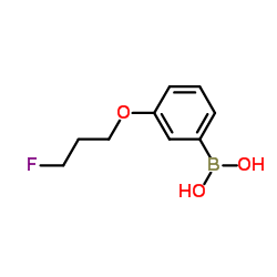[3-(3-Fluoropropoxy)phenyl]boronic acid Structure