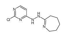 1-(2-chloropyrimidin-4-yl)-2-(3,4,5,6-tetrahydro-2H-azepin-7-yl)hydrazine Structure