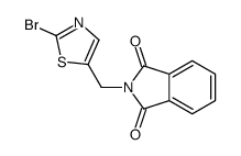 2-((2-溴噻唑-5-基)甲基)异吲哚啉-1,3-二酮结构式