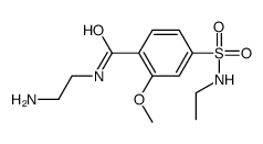 N-(2-aminoethyl)-4-(ethylsulfamoyl)-2-methoxybenzamide结构式