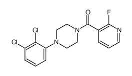 [4-(2,3-dichlorophenyl)piperazin-1-yl]-(2-fluoropyridin-3-yl)methanone Structure