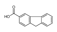 9H-fluorene-3-carboxylic acid Structure