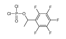 1-(1-dichlorophosphoryloxyethyl)-2,3,4,5,6-pentafluorobenzene Structure
