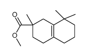 methyl 1,2,3,4,5,6,7,8-octahydro-2,8,8-trimethyl-2-naphthoate structure