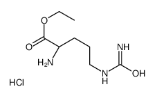 ethyl N5-(aminocarbonyl)L-ornithine monohydrochloride Structure