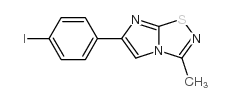 6-(4-iodophenyl)-3-methylimidazo[1,2-d][1,2,4]thiadiazole结构式