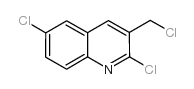 2,6-dichloro-3-(chloromethyl)quinoline结构式