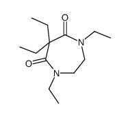 1,4,6,6-tetraethyl-1,4-diazepane-5,7-dione结构式