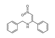 (Z)-N-benzyl-2-nitro-1-phenylethen-1-amine结构式