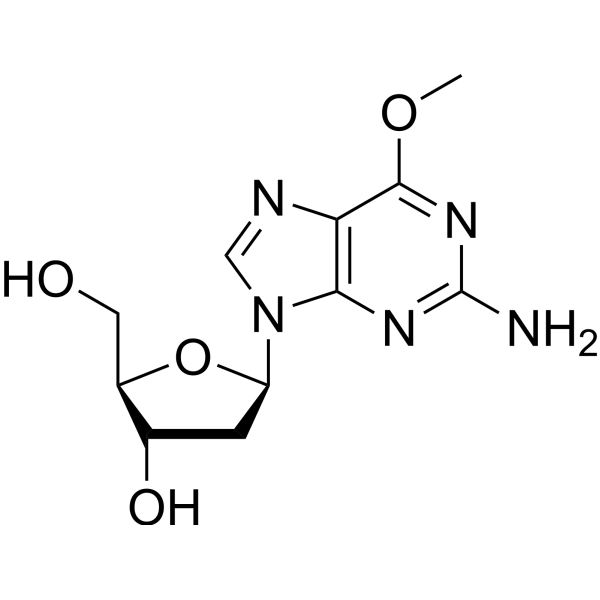 6-O-Methyldeoxyguanosine Structure