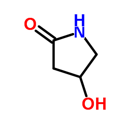 4-Hydroxy-2-pyrrolidinone Structure