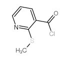 2-(methylthio)nicotinyl chloride Structure