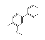 5-methyl-4-(methylthio)-2,2'-bipyridine结构式