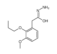 2-(3-methoxy-2-propoxyphenyl)acetohydrazide结构式