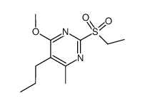 2-ethanesulfonyl-4-methoxy-6-methyl-5-propyl-pyrimidine Structure