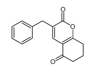 3-benzyl-7,8-dihydro-6H-chromene-2,5-dione Structure