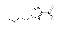 3-nitro-1-iso-pentyl-1H-pyrazole结构式