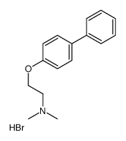 N,N-dimethyl-2-(4-phenylphenoxy)ethanamine,hydrobromide Structure