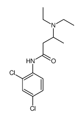 N-(2,4-dichlorophenyl)-3-(diethylamino)butanamide Structure