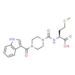 (2S)-2-[[4-(1H-indole-3-carbonyl)piperazine-1-carbonyl]amino]-4-methylsulfanyl-butanoic acid picture