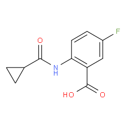 2-cyclopropaneaMido-5-fluorobenzoic acid picture