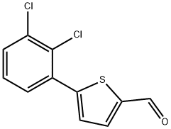 5-(2,3-dichlorophenyl)thiophene-2-carbaldehyde Structure