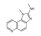 N,1-dimethylimidazo[4,5-f]quinolin-2-amine结构式