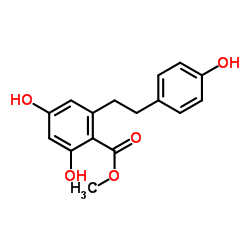 Methyl 2,4-dihydroxy-6-[2-(4-hydroxyphenyl)ethyl]benzoate Structure