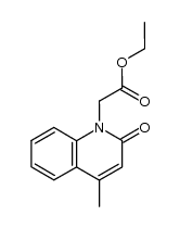 (4-METHYL-2-OXO-2H-QUINOLIN-1-YL)-ACETIC ACID ETHYL ESTER structure