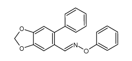 6-phenylbenzo[d][1,3]dioxole-5-carbaldehyde O-phenyl oxime Structure