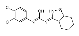 1-(3a,4,5,6,7,7a-hexahydro-1,2-benzothiazol-3-yl)-3-(3,4-dichlorophenyl)urea Structure