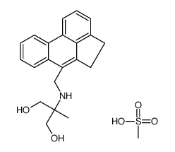 2-(4,5-dihydroacephenanthrylen-6-ylmethylamino)-2-methylpropane-1,3-diol,methanesulfonic acid结构式